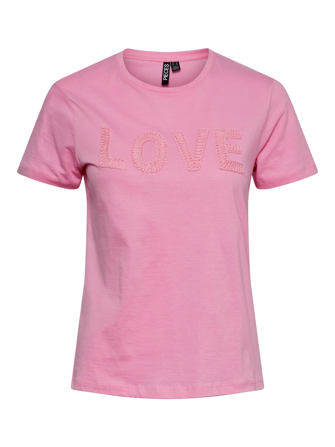Camiseta Love rosa